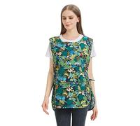 Nanxson Grembiule da donna, grembiule da cuoco senza maniche con 2 tasche e lacci laterali regolabili per la pulizia, la ristorazione e la cucina CF3187