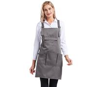 Nanxson Grembiule da donna regolabile con Stilista del salone grembiule da lavoro con tasche CF3010 (grigio)