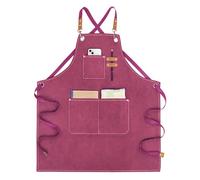 Nanxson grembiule da lavoro regolabile grembiule da barbiere grembiule da cucina grembiule da lavoro con tasche CF3174