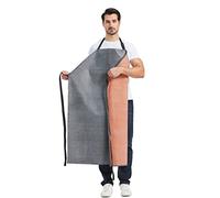 Nanxson Grembiule impermeabile PVC doppio spalla zaino grembiule da lavoro regolabile per l'industria, servizio alimentare, macellaio, pulizia pesce CFS0004