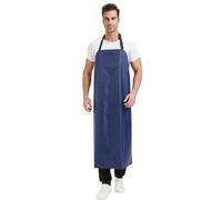 Nanxson grembiule impermeabile regolabile per uomini grembiule da lavoro resistente alle macchie d'olio grembiule da cucina con lacci lunghi per lavaggio auto, macelleria, barbecue, giardinaggio