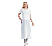 Nanxson Grembiule TPU trasparente impermeabile grembiule unisex a forma di H Leggero Sottile Colori ricchi Pet grooming Lavaggio auto CFS0009, bianco, Taglia unica