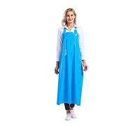 Nanxson Unisex TPU Grembiule Grembiule Impermeabile Collo Regolabile Spalla Grembiule Da Lavoro Leggero CF3148 (blu, Taglia unica)
