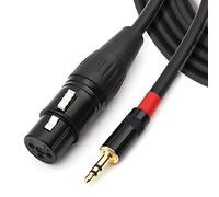 NANYI3,5 mm TRS Maschio a XLR Femmina Cavo di interconnessione audio per microfono, adatto per console audio da studio -3Meter
