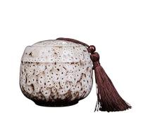 NANZU 50-500ML Mini Grandi Barattoli di Stoccaggio in Ceramica con Coperchi Contenitori Ermetici in Ceramica per tè e caffè in Porcellana Lattine da tè Tradizionali Lattine