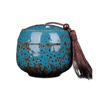 NANZU 50-500ML Mini Grandi Barattoli di Stoccaggio in Ceramica con Coperchi Contenitori Ermetici in Ceramica per tè e caffè in Porcellana Lattine da tè Tradizionali Lattine