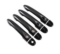 NANZU Nero Lucido Copertura della Maniglia della portiera dell'auto Trim Accessori for Lo Styling Misura for Renault Captur Kaptur Samsung QM3 2013-2020 (Color : 4Dr 1 Key 2 Buttons)
