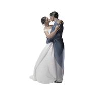 NAO A Kiss Forever (Tm). Porcelain Bride And Groom (Wedding) Figure.