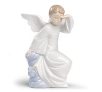 NAO Figura Statua Statuina Angelo Custode 16x10cm Porcellana