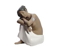 NAO Figura Statua Statuina Tranquillità 21x17cm Porcellana
