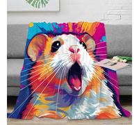 NAOFEKUID Coperta Topo Astratto 3D Stampata Microfibra Decorazione Casa Plaid Artistico Morbido Caldo Adulti Divano 70×80(180x200cm)