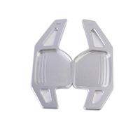 Naojino Compatibile con A4 S4 B7 8E 8H 2004-2009 per A4 S4 B8 8K 2009-2012 Estensione della Copertura del Cambio per Il Controllo del Volante Dell'auto Estensione della Leva Shifter Paddles(Silver)