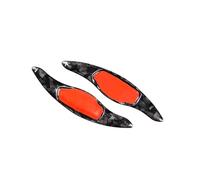 Naojino Compatibile con Kia per Stinger Base per Hatchback GT Line per Hatchback 2018 2019 Parti per Auto in Fibra di Carbonio Controllo del Volante Paddle del Cambio Shifter Paddles(Forged Pattern)