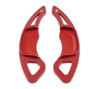 Naojino Compatibile con per Jetta Gli 2016 2017 per Scirocco 2015 2016 2017 Accessori di Estensione per Il Cambio al Volante in Fibra di Carbonio Shifter Paddles(Carbon Fiber Red)