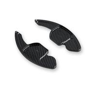 Naojino Compatibile con per Q3 2013-2017 Q5 2013-2016 Q7 2011-2015 per TT per TTS 2011-2014 Estensione del Cambio al Volante dell'auto Shifter Paddles(Carbon Black)