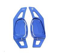 Naojino Compatibile con per S3 RS3 2015 2016 Estensione del Volante Dell'auto Paddle Shifters Adesivo Decorazione Rosso Nero per Argento Shifter Paddles(Blue)