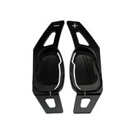 Naojino Compatibile con per S3 RS3 2015 2016 Estensione del Volante Dell'auto Paddle Shifters Adesivo Decorazione Rosso Nero per Argento Shifter Paddles(Black)