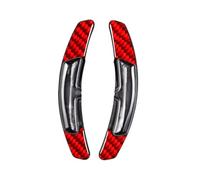 Naojino Compatibile con Porsche per Panamera 2016-2020 per 911 2014-2019 Accessori per Interni Auto Estensione del Cambio del Volante Shifter Paddles(Carbon Fiber Red)