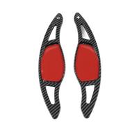 Naojino Compatibile con R8 2016 2017 2018 2019 2020 2021 2022 Ricambi E Accessori per La Copertura del Cambio Estensione del Comando al Volante Dell'auto Shifter Paddles(Carbon Fiber Black)