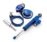 Naojino Sterzo Stabilizzatore Moto Compatibile con Suzuki per GSXR per GSXR 10000 2007 2008 per K7 per K8 Kit di Supporto per Staffa Stabilizzatrice dello Sterzo per Motocicletta Universale(Blue)