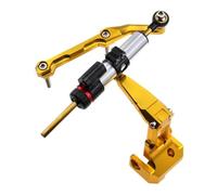 Naojino Sterzo Stabilizzatore Moto Compatibile con Yamaha per MT-09 per Tracer 900 per Tracer 900GT Stabilizzatore per Motocicletta Supporto Ammortizzatore Sterzo Accessori Regolabili(Yellow)
