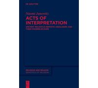 Naomi Janowitz Acts of Interpretation (Tascabile) Semiotics of Religion