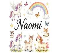 Naomi Personalized Notebook: Contains select sheets w/inspirational quotes and is perfect for journaling, note taking, or just having fun and getting ... sized (8.5x11) perfect for notes or big jobs.
