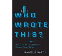 Naomi S. Baron Who Wrote This? (Copertina rigida)