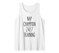 Nap Champion - Pigiama Divertente per Gli Amanti del Sonno Canotta