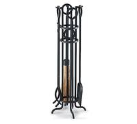 NAPA FORGE Fireplace Tool, Black Pilgrim Home Hearth 19004 Arts And Crafts-Set di Attrezzi per Camino, Colore: Nero, Ferro, 29″, 16 lbs