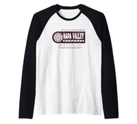 Napa Valley California - Napa Valley Travel Stamp CV30 Maglia con Maniche Raglan