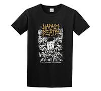 Napalm Death 'from Enslavement To Obliteration' Vintage T-Shirt Graphic Top Printed Tee Shirt for Men Size M