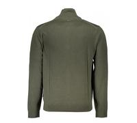 Napapijri Abbigliamento Uomo Maglie Maglione Verde L Maniche Lunghe, Mezza Zip,