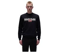 NAPAPIJRI Felpa 'B-AYLMER C WINT' rosso / nero / bianco, Taglia XXL