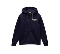 NAPAPIJRI Giacca di felpa 'B-Aylmer' blu notte / rosso scuro / bianco Uomo NAPAPIJRI M