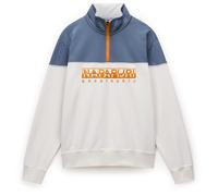 NAPAPIJRI Felpa 'B-Saturnia' opale / arancione / bianco, Taglia L
