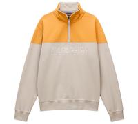 Napapijri - B-Saturnia Half Zip - Maglione S beige/grigio