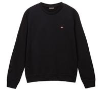 Napapijri - Balis - Felpa in pile nera con logo piccolo-Nero XL
