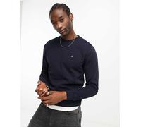 Napapijri - Balis - Felpa blu navy in pile con logo piccolo M