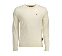 Napapijri Beige Cotton Men Sweater - XXL