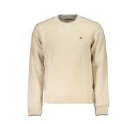 Napapijri Beige Fabric Men Sweater - M