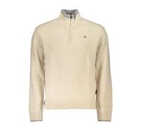 Napapijri Beige Fabric Men Sweater - S