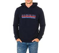 Napapijri BERIS H Felpa con cappuccio da uomo, blu navy, XXL
