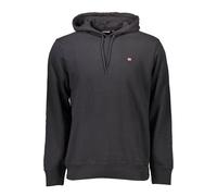 Napapijri Black Cotton Men Sweater - XL