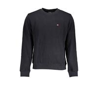 Napapijri Black Cotton Men Sweatshirt - S