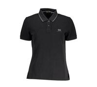 Napapijri Black Cotton Polo Shirt - L