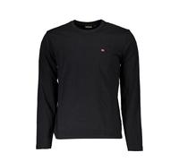 Napapijri Black Cotton T-Shirt - 3XL