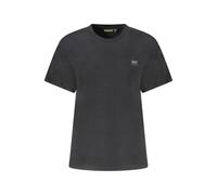 Napapijri Black Cotton Women's T-Shirt - XS