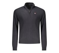 Napapijri Black Wool Men Sweater - L