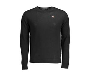 Napapijri Black Wool Mens Sweater - M